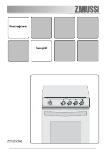 Kasutusjuhend Zanussi ZCG555GW1 Pliit