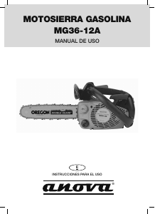 Manual de uso Anova MG36-12A Sierra de cadena