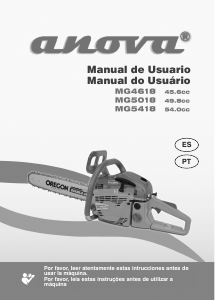 Manual Anova MG4618 Motosserra