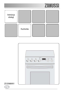 Instrukcja Zanussi ZCG566MX1 Kuchnia