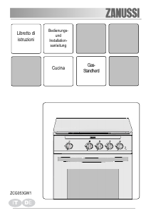 Manuale Zanussi ZCG053GW Cucina