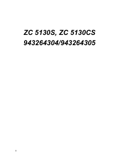 Manual Zanussi ZC5130S Aragaz
