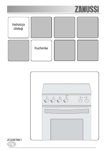 Instrukcja Zanussi ZCG567MX1 Kuchnia