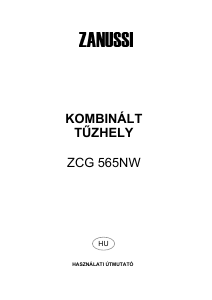 Használati útmutató Zanussi ZCG565NW1 Tűzhely