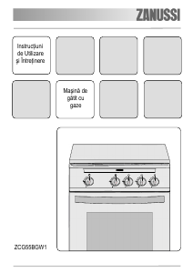 Manual Zanussi ZCG55BGW1 Aragaz