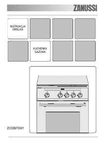 Instrukcja Zanussi ZCG567GW1 Kuchnia