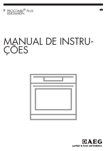 Manual AEG BS836680NM Forno