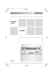 Manual de uso Zanussi ZDF303 Lavavajillas