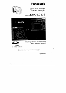 Mode d’emploi Panasonic DMC-LC33E Lumix Appareil photo numérique