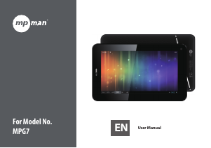 Manual Mpman MPG7 Tablet