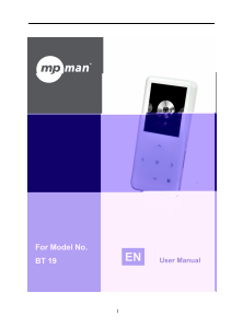 Manual Mpman BT19 Mp3 Player