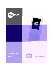 Handleiding Mpman BT19 Mp3 speler