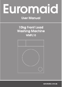 Handleiding Euromaid WMFL10 Wasmachine