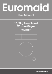 Manual Euromaid WMD107 Washer-Dryer