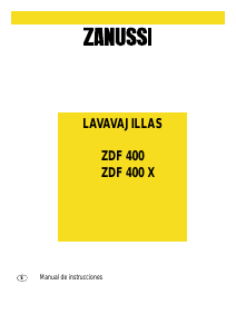 Manual de uso Zanussi ZDF400X Lavavajillas