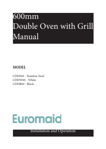 Manual Euromaid CDDB60 Range