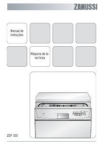 Manual Zanussi ZDF555X Máquina de lavar louça