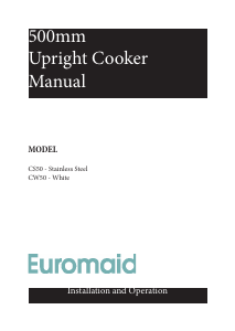 Manual Euromaid CS50 Range