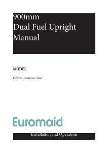 Manual Euromaid GE90S Range