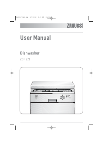Manual Zanussi ZDF221S Dishwasher