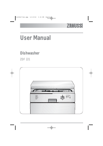 Bruksanvisning Zanussi ZDF221S Diskmaskin