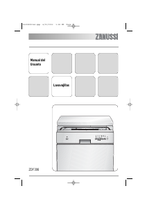 Manual de uso Zanussi ZDF306 Lavavajillas