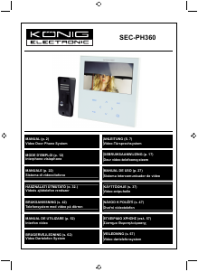 Handleiding König SEC-PH360 Intercomsysteem