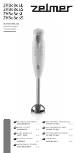 Manual Zelmer ZHB0806S Hand Blender