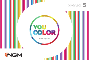 Handleiding NGM You Color Smart 5 Mobiele telefoon