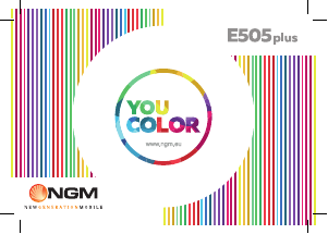 Käyttöohje NGM You Color E505 Plus Matkapuhelin