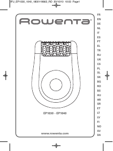 Manual Rowenta EP1030 Epilator