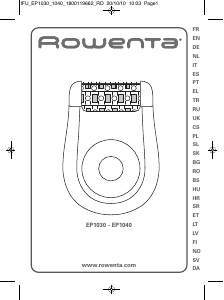 Bruksanvisning Rowenta EP1040 Epilator