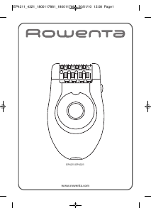 Manual Rowenta EP4321 Epilator