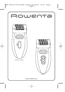 Manuale Rowenta EP7910 Epilatore
