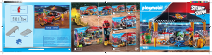 Manual Playmobil set 70552 Racing Stunt show - cort reparatii auto