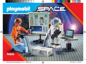 كتيب Playmobil set 70603 Space رائد فضاء