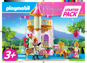 Bedienungsanleitung Playmobil set 70500 Fairy Tales Starter pack prinzessin