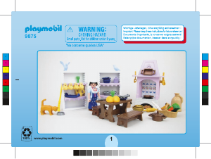 Instrukcja Playmobil set 9875 Fairy Tales Zamkowa kuchnia