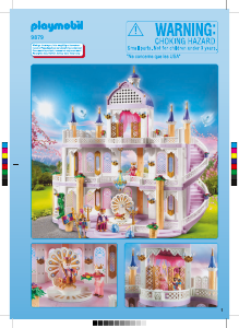 Bruksanvisning Playmobil set 9879 Fairy Tales Sagoslottet