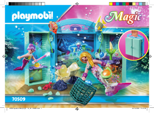 Handleiding Playmobil set 70509 Fairy World Speelbox 'zeemeerminnen'