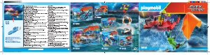 Bruksanvisning Playmobil set 70144 Rescue Sjönöd draksurfarräddare med båt