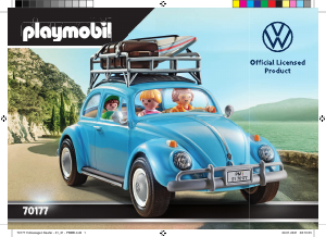 Manual Playmobil set 70177 Promotional Volkswagen beetle