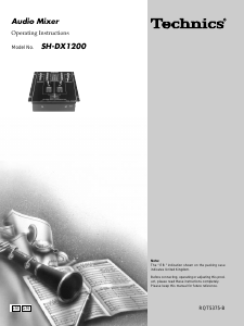 Manual Technics SH-DX1200 Mixing Console