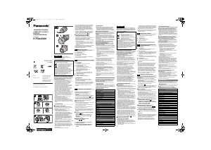Manual de uso Panasonic HF-SA45200 Objetivo