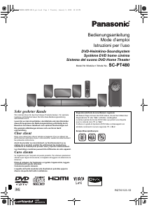 Bedienungsanleitung Panasonic SC-PT480 Heimkinosystem