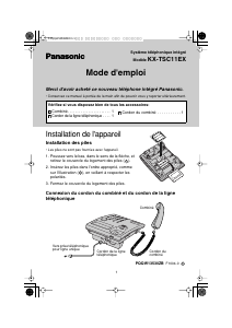 Mode d’emploi Panasonic KX-TSC11EX Téléphone