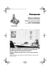 Mode d’emploi Panasonic KX-TCD230SL Téléphone sans fil