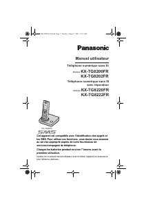 Mode d’emploi Panasonic KX-TG8202FR Téléphone sans fil