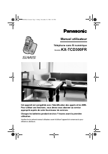 Mode d’emploi Panasonic KX-TCD300FR Téléphone sans fil