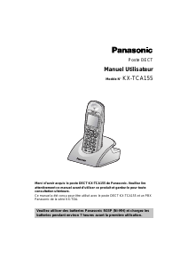 Mode d’emploi Panasonic KX-TCA155CE Téléphone sans fil